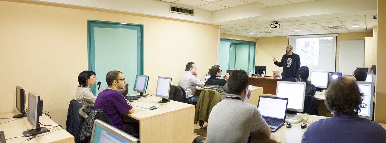 students in class